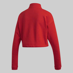 Adidas Originals Women's Cropped Sweatshirt Red