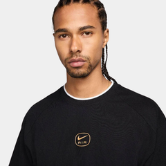 Nike Air Men’s Oversized T-Shirt – Black/Metallic Gold
