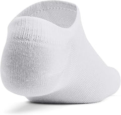 Under Armour Women’s & Unisex No-Show Socks (6-Pack)
