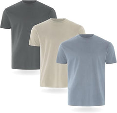 FM London Men’s Premium Cotton T-Shirts – 3 Pack