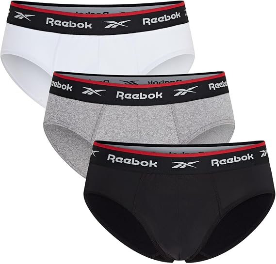 Reebok Wiggins Men's Briefs – 3-Pack