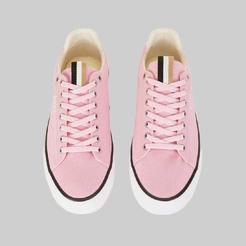 Boss Men's Pink Tenn Canvas Trainers