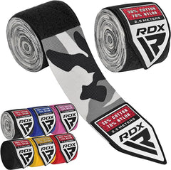 RDX 2.5 Meter Camo Grey Hand Wraps