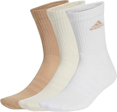 Adidas Unisex Cushioned Crew Socks – 3-Pair Pack