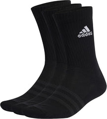 Adidas Unisex Cushioned Crew Socks – 3-Pair Pack