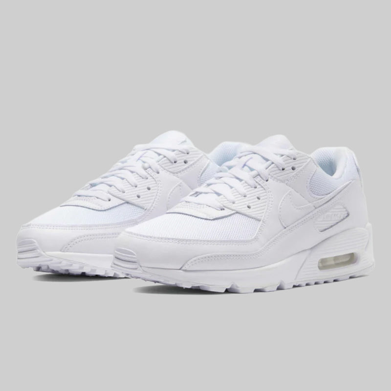 Nike Air Max 90 Marathon Running Shoes - White/Black