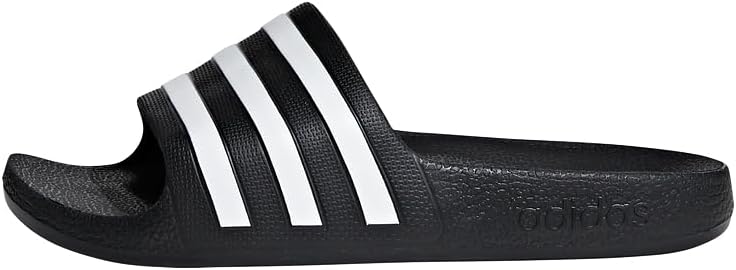 Adidas Adilette Aqua Slides for Kids – Core Black/Cloud White, UK 2