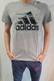 Adidas Men`s Graphic T-Shirt Grey