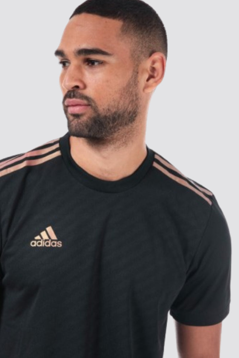 Adidas Men`s Tiro Jersey T-Shirt Black