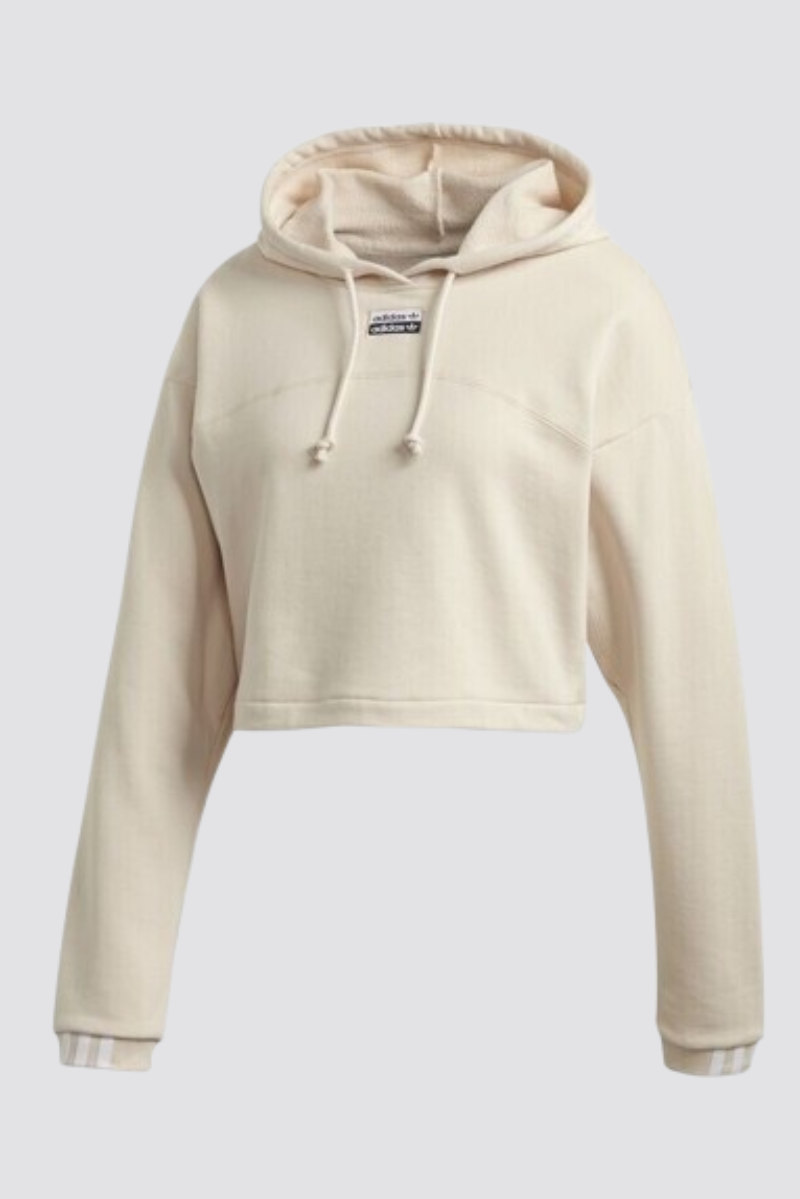 Adidas Originals R.Y.V. Cropped Hoodie Beige