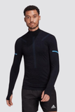 Adidas Running Shirt Primeknit Midlayer Sweatshirt - Black