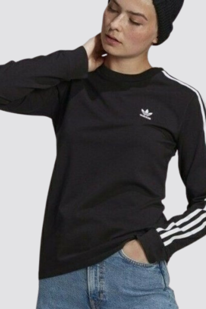 Adidas Women Originals Adicolor Classics Long-Sleeve Top Sweatshirt Stretchy