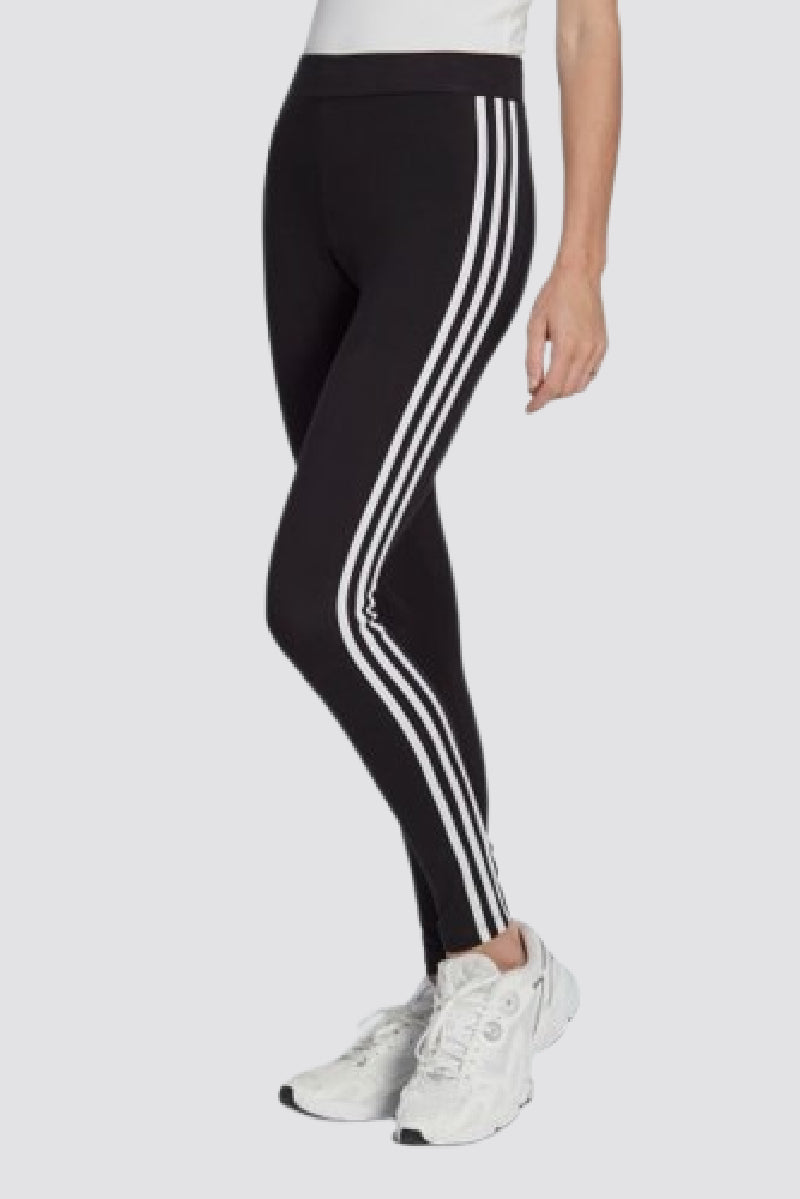 Adidas Womens Originals 3 Stripe Tight Leggings Black