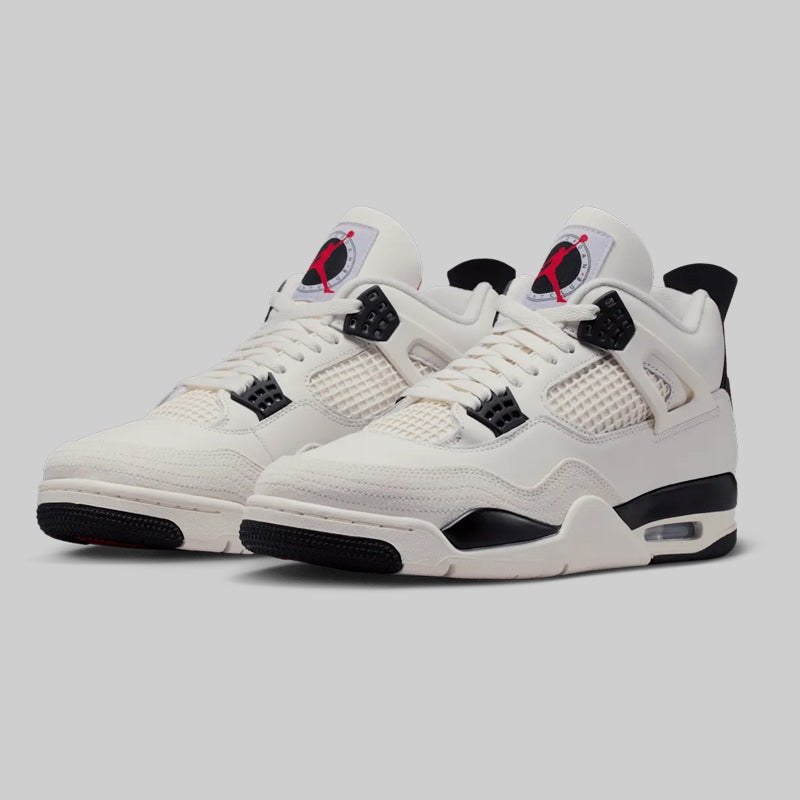 Air Jordan 4 Retro Flight Club Sail & Black