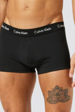 Calvin Klein Men's 3 Pack Low Rise Trunks - Cotton Stretch Boxers