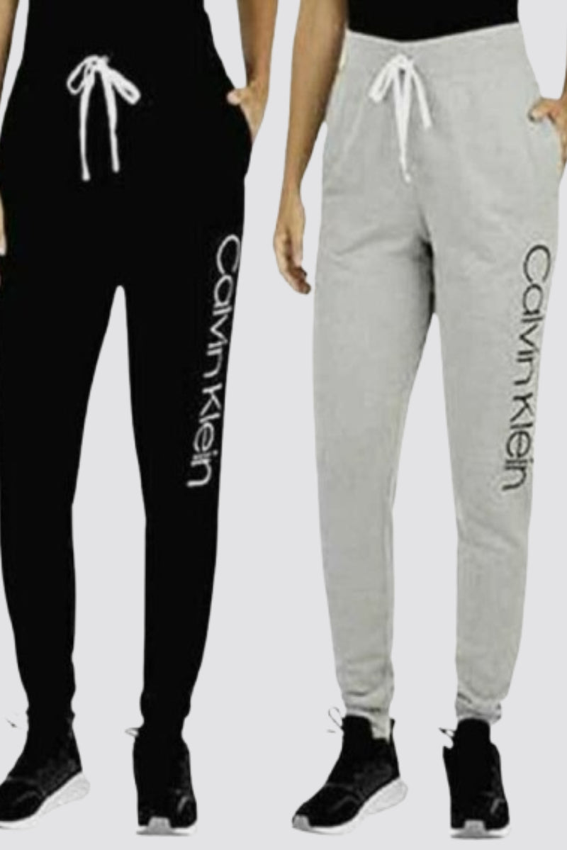 Calvin Klein Women's 2 Pack French Terry Joggers