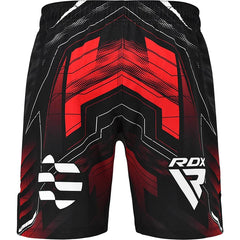 RDX IMMAF Approved MMA Fight & Training Shorts – Red
