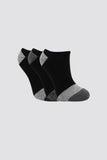 Ellesse Women Trainer socks 3 Pack Low Cut cushioned UK 4-8 EUR 37-42 Black