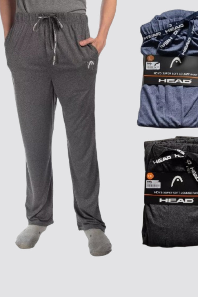 HEAD Mens Lounge Pants Pockets Super Soft Jersey Pajamas Trousers Madi International