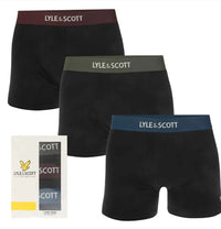 Lyle & Scott Devon 3-Pack Cotton Boxer Shorts for Men