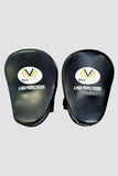 Leather Boxing Focus Pads Hook Jab Mitts target Kick MMA Martial Arts Training