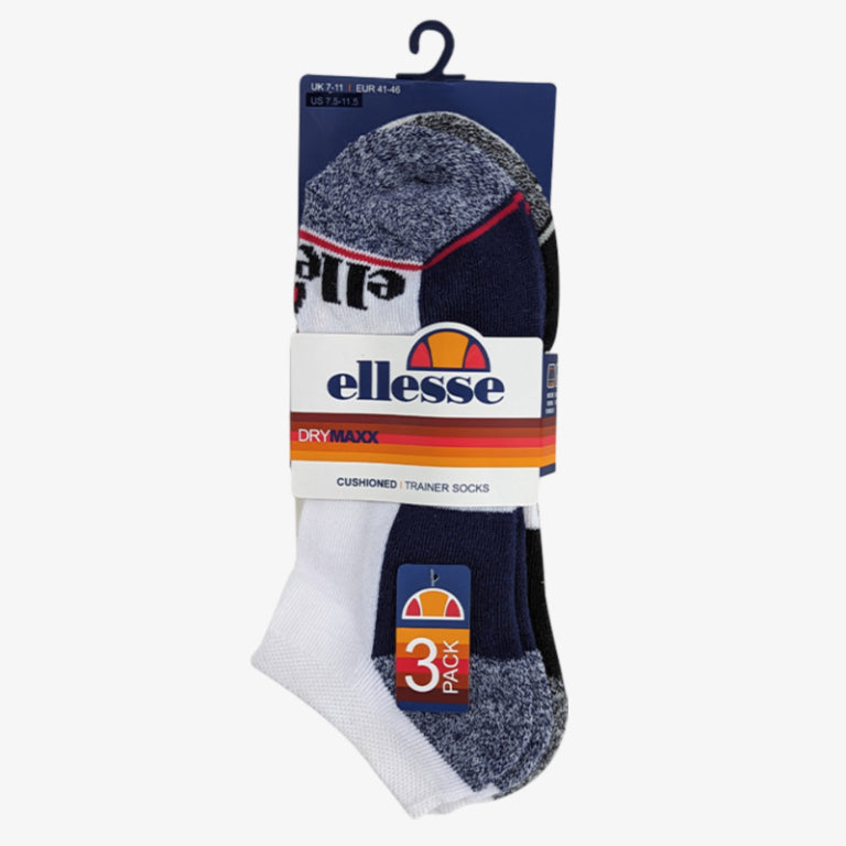 Ellesse Mens Low Cut Socks (3 Pack)