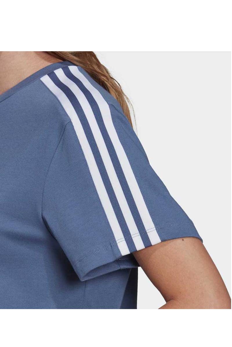 Adidas Women's ADICOLOR 3D TREFOIL LOOSE T-SHIRT Crew Blue