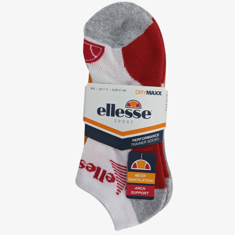 Ellesse Mens Low Cut Socks (3 Pack)