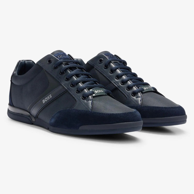 Hugo Boss Low Trainers Shoe - Navy Blue
