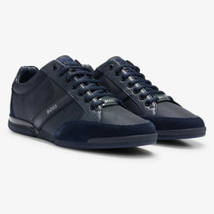 Hugo Boss Low Trainers Shoe - Navy Blue