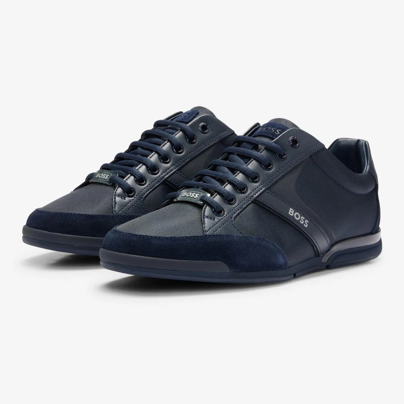 Hugo Boss Low Trainers Shoe - Navy Blue