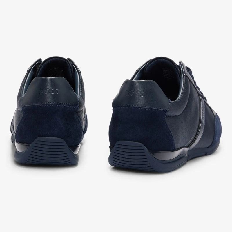 Hugo Boss Low Trainers Shoe - Navy Blue