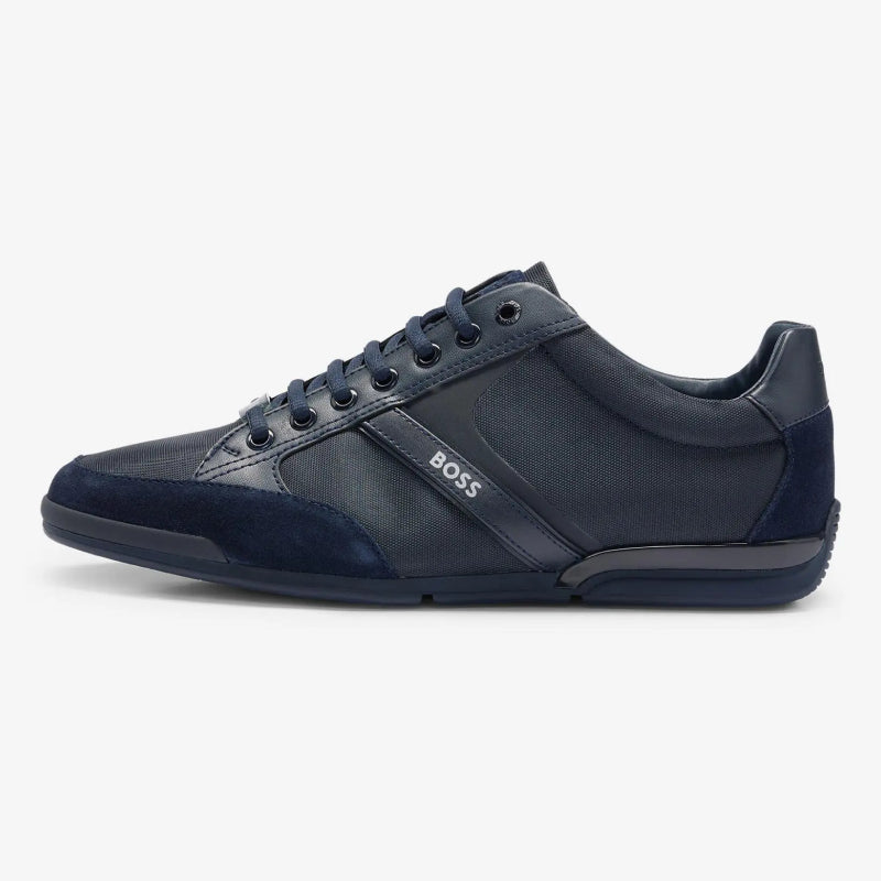 Hugo Boss Low Trainers Shoe - Navy Blue