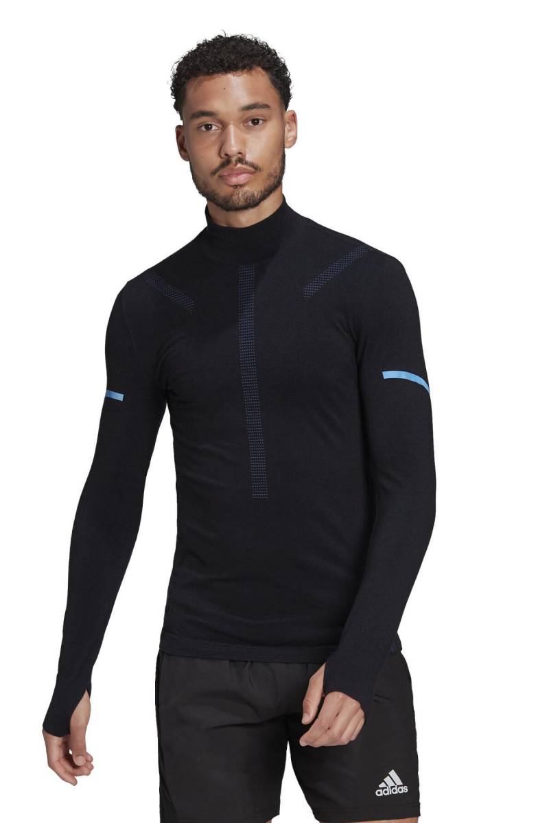 Adidas Running Primeknit Midlayer Shirt - Black