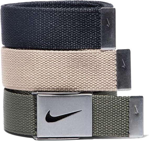 Nike Webgürtel für Herren – 3er-Pack