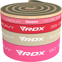 RDX Resistance Bands 5 Level Set