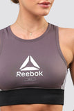 REEBOK Grey Layering Bralette Sports Bra XS