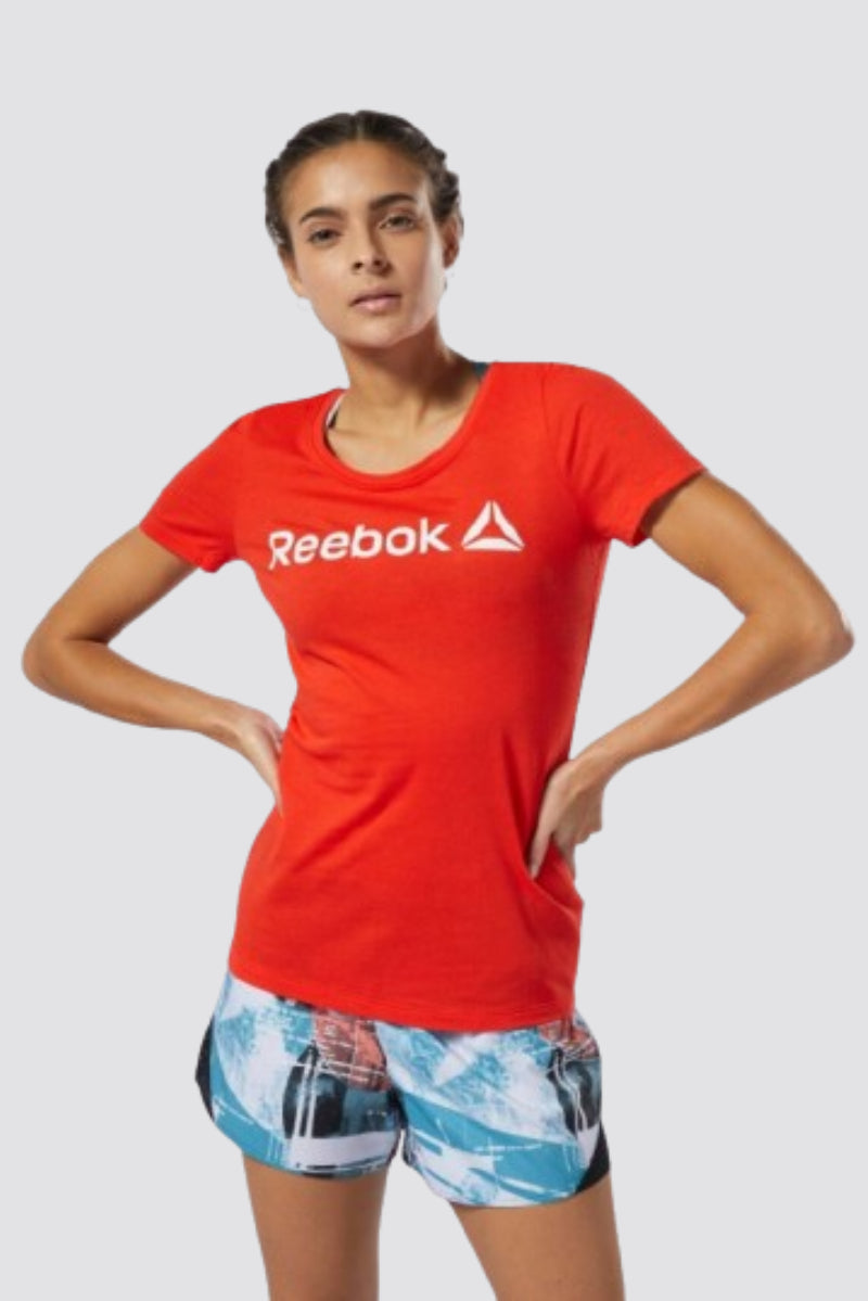 Reebok Women's Linear T-shirt Red