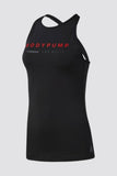 Reebok LES MILLS BODYPUMP SUPPORT TANK TOP BLACK Fitness Workout