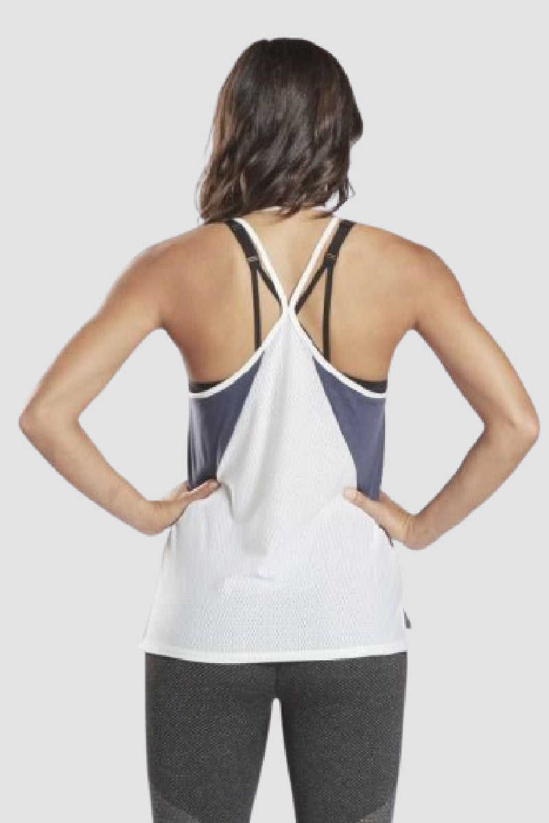 Reebok LES MILLS SMARTVENT TANK TOP White