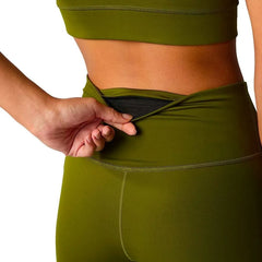 The North Face Women’s Flex 25-Inch Tights in Forest Olive