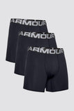 Under Armour Men's Charged Cotton 6in 3pk Boxer Jock