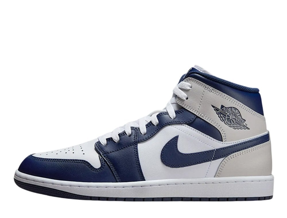 Nike Air Jordan 1 Mid Herrenschuhe – Weiß