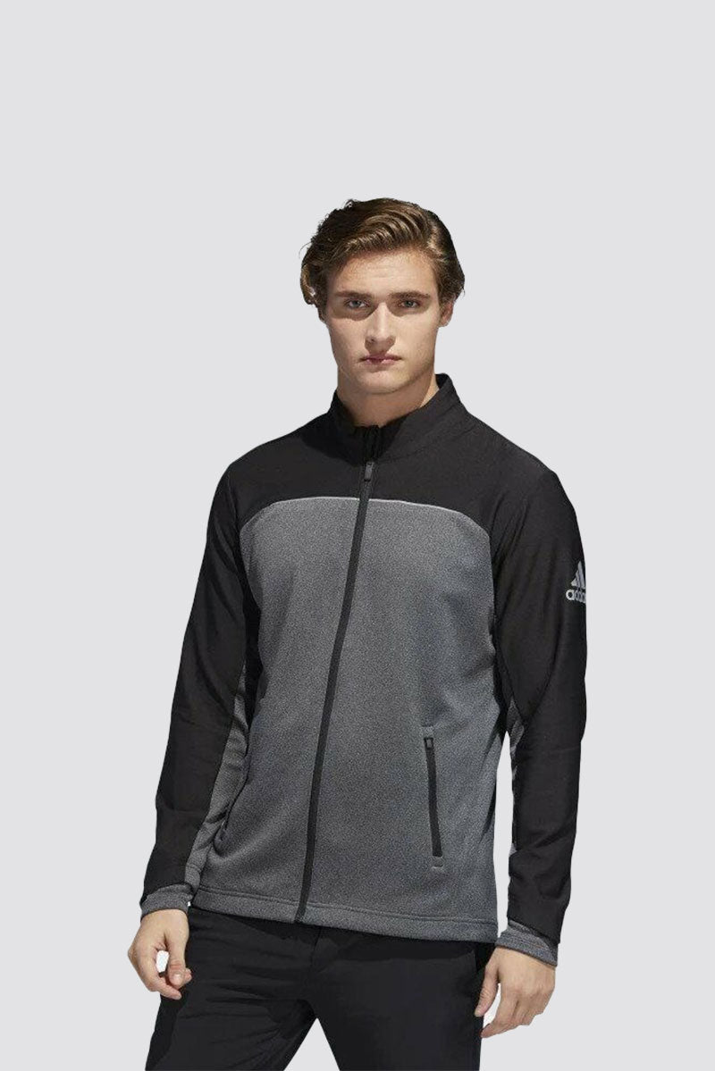 Adidas Golf Go To Full Zip Sweatshirt Jacket Water Resistant