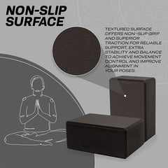 RDX D10 High Density EVA Foam Yoga Block Non-Slip Brick