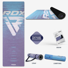 RDX D10 6mm PU Rubber Yoga Mat