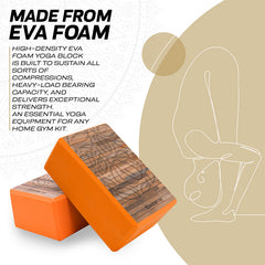 RDX D11 High Density EVA Foam Yoga Block Non-Slip Brick