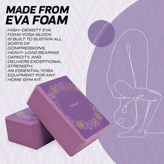 RDX D16 High Density EVA Foam Yoga Block Non-Slip Brick