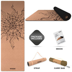 RDX D2 6mm Cork Yoga Mat