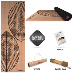 RDX D3 6mm Cork Yoga Mat